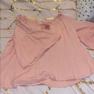 Pink flowy top!